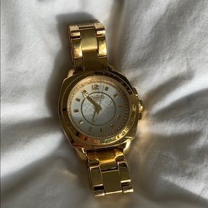 Coach Gold Watch
